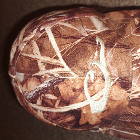 Drake Waterfowl Camo Tuck Strap Cap Trucker Hunter Hat Realtree Advantage Max - Picture 2 of 9